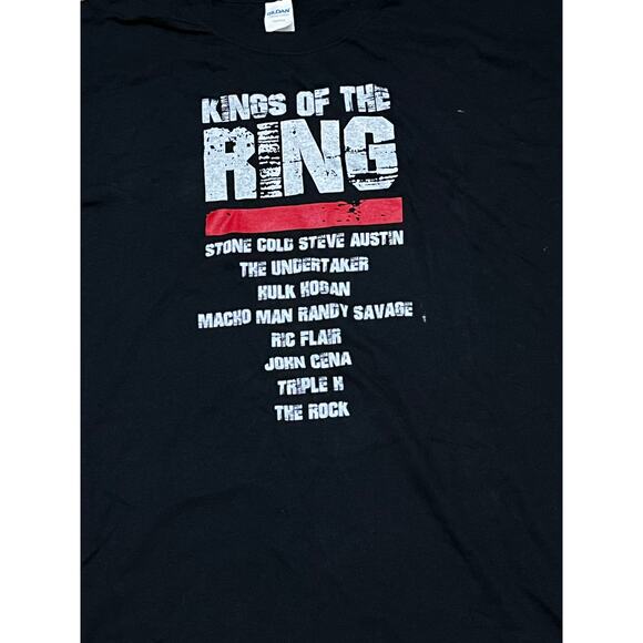 King Of The Ring Black Men’s T-Shirt Size  X-Large - Picture 4 of 5